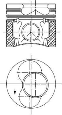 IPSA PI001100 - Pistone www.autoricambit.com