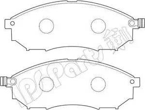 IPS Parts IBD-1169 - Kit pastiglie freno, Freno a disco www.autoricambit.com