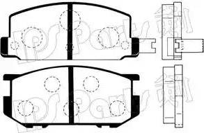 IPS Parts IBD-1701 - Kit pastiglie freno, Freno a disco www.autoricambit.com