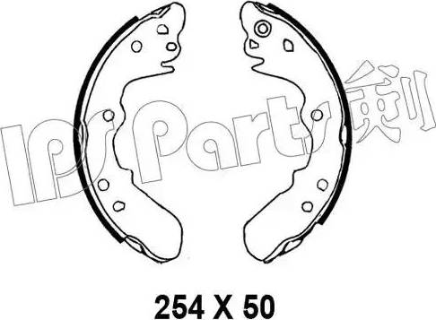 IPS Parts IBL-4991 - Ganascia freno www.autoricambit.com