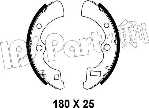 IPS Parts IBL-4402 - Ganascia freno www.autoricambit.com