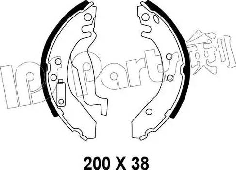 IPS Parts IBL-4410 - Ganascia freno www.autoricambit.com