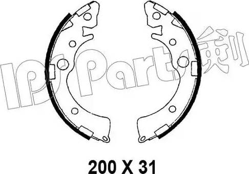 IPS Parts IBL-4412 - Ganascia freno www.autoricambit.com