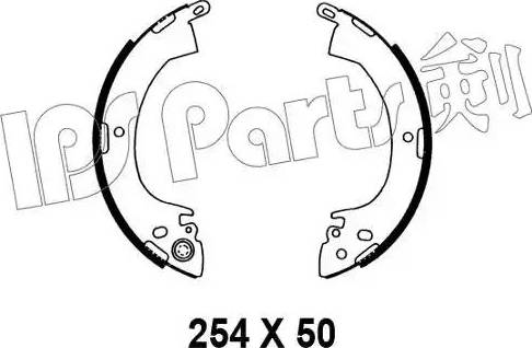 IPS Parts IBL-4501 - Ganascia freno www.autoricambit.com