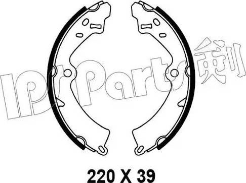 IPS Parts IBL-4806 - Ganascia freno www.autoricambit.com