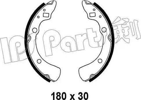 IPS Parts IBL-4316 - Ganascia freno www.autoricambit.com