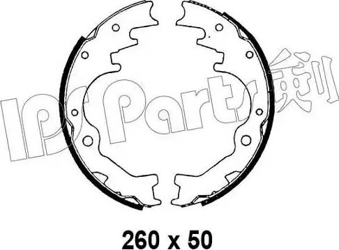 IPS Parts IBL-4333 - Ganascia freno www.autoricambit.com