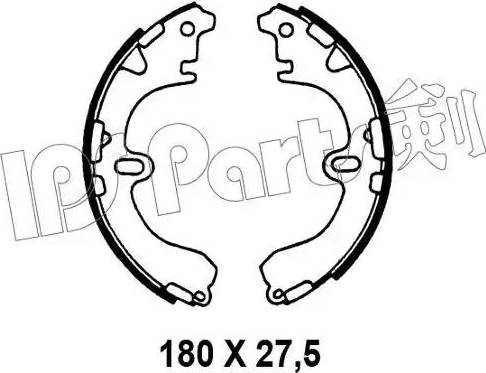 IPS Parts IBL-4294 - Ganascia freno www.autoricambit.com