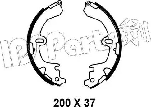 IPS Parts IBL-4201 - Ganascia freno www.autoricambit.com