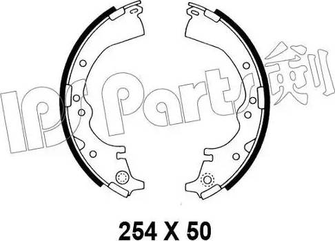 IPS Parts IBL-4237 - Ganascia freno www.autoricambit.com