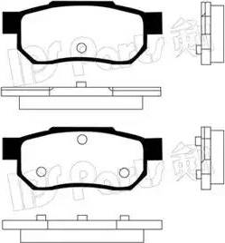 IPS Parts IBR-1425 - Kit pastiglie freno, Freno a disco www.autoricambit.com