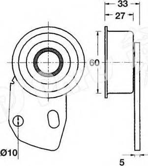 IPS Parts ITB-6412 - Tendicinghia, Cinghia dentata www.autoricambit.com