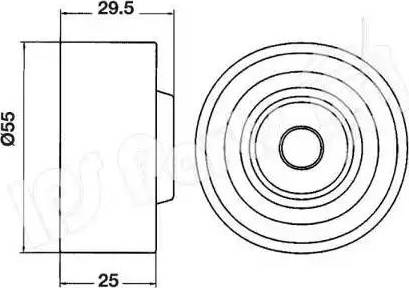 IPS Parts ITB-6H02 - Tendicinghia, Cinghia dentata www.autoricambit.com