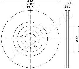 Japanparts DI-0929 - Discofreno www.autoricambit.com