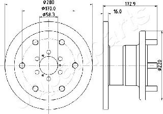 Japanparts DI-0255 - Discofreno www.autoricambit.com