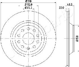 Japanparts DP-0903 - Discofreno www.autoricambit.com