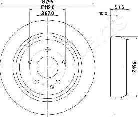 Japanparts DP-0532 - Discofreno www.autoricambit.com