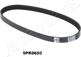 Japanparts DV-5PK0690 - Cinghia Poly-V www.autoricambit.com