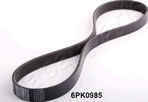 Japanparts DV-6PK0985 - Cinghia Poly-V www.autoricambit.com