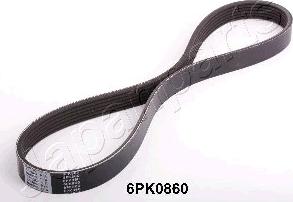 Japanparts DV-6PK0860 - Cinghia Poly-V www.autoricambit.com