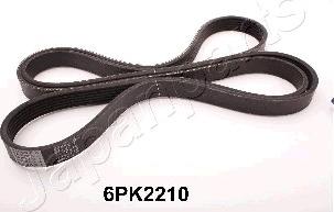 Japanparts DV-6PK2210 - Cinghia Poly-V www.autoricambit.com