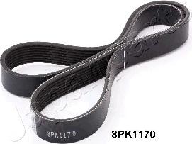 Japanparts DV-8PK1170 - Cinghia Poly-V www.autoricambit.com