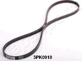 Japanparts DV-3PK0910 - Cinghia Poly-V www.autoricambit.com