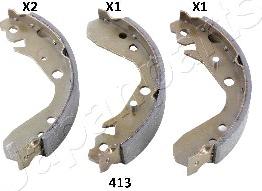 Japanparts GF-413AF - Kit freno, freni a tamburo www.autoricambit.com