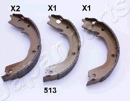 Japanparts GF-513AF - Kit ganasce, Freno stazionamento www.autoricambit.com