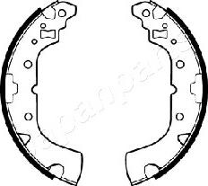 Japanparts GF-523AF - Kit freno, freni a tamburo www.autoricambit.com