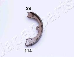 Japanparts GF-114AF - Kit ganasce, Freno stazionamento www.autoricambit.com