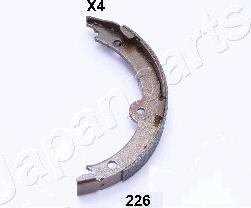 Japanparts GF-226AF - Kit ganasce, Freno stazionamento www.autoricambit.com