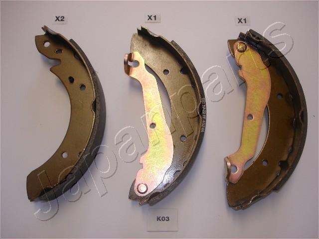 Japanparts GF-K03AF - Kit freno, freni a tamburo www.autoricambit.com