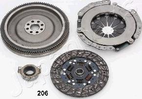 Japanparts KV-206 - Kit frizione www.autoricambit.com