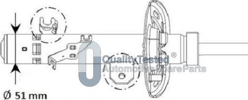 Japanparts MQ-01130 - Ammortizzatore www.autoricambit.com