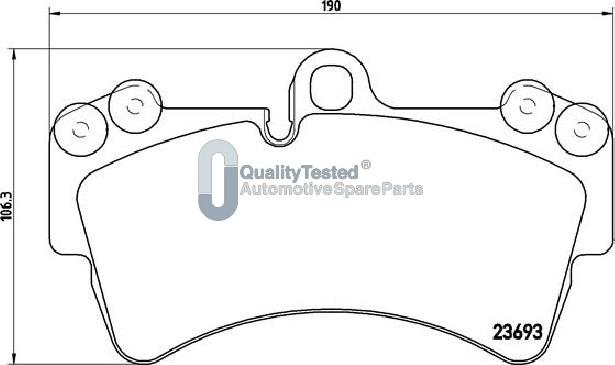 Japanparts PA0931JM - Kit pastiglie freno, Freno a disco www.autoricambit.com