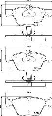 Japanparts PA-0526AF - Kit pastiglie freno, Freno a disco www.autoricambit.com