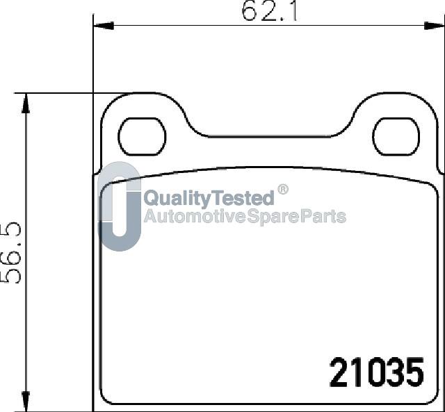 Japanparts PA0330JM - Kit pastiglie freno, Freno a disco www.autoricambit.com