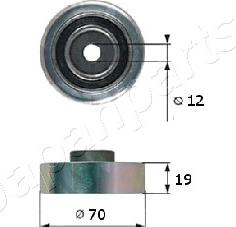 Japanparts RP-815 - Galoppino/Guidacinghia, Cinghia Poly-V www.autoricambit.com