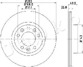 Japko 600634 - Discofreno www.autoricambit.com