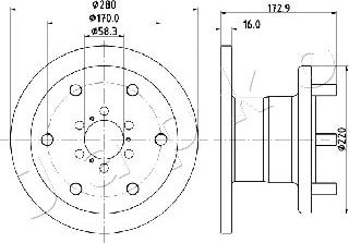 Japko 600255 - Discofreno www.autoricambit.com