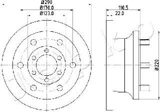 Japko 600256 - Discofreno www.autoricambit.com