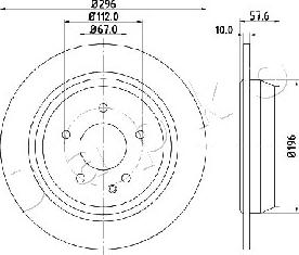 Japko 610532 - Discofreno www.autoricambit.com