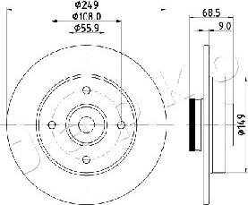 Japko 610618 - Discofreno www.autoricambit.com