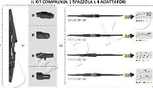 Japko SJX35R - Spazzola tergi www.autoricambit.com