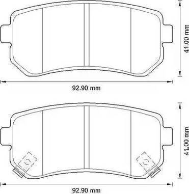 Magneti Marelli 363700201592 - Kit pastiglie freno, Freno a disco www.autoricambit.com