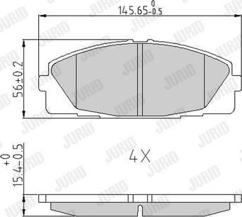 BENDIX DB2482 - Kit pastiglie freno, Freno a disco www.autoricambit.com