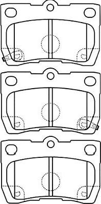 Kavo Parts BP-9099 - Kit pastiglie freno, Freno a disco www.autoricambit.com