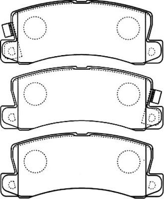 Kavo Parts BP-9094 - Kit pastiglie freno, Freno a disco www.autoricambit.com