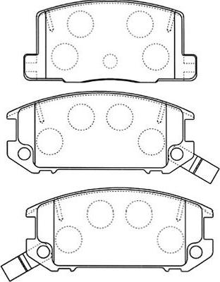 Kavo Parts BP-9093 - Kit pastiglie freno, Freno a disco www.autoricambit.com